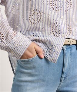 0039 Italy blouse broderie strepen Lucy