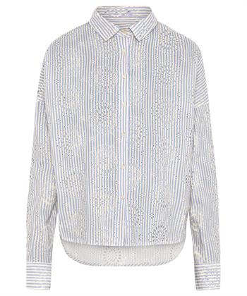 0039 Italy blouse broderie strepen Lucy
