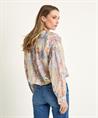 0039 ITALY blouse voile koraalprint