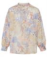 0039 ITALY blouse voile koraalprint
