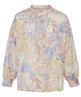 0039 ITALY blouse voile koraalprint