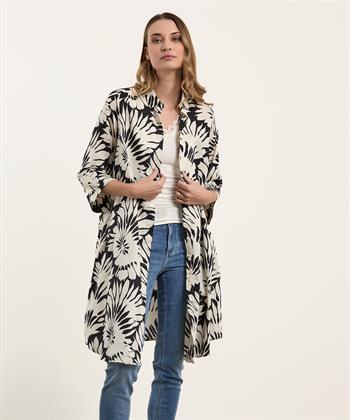 0039 ITALY blousejurk bladprint