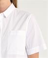 0039 ITALY korte poplin blouse