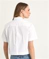 0039 ITALY korte poplin blouse