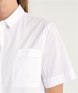 0039 ITALY korte poplin blouse