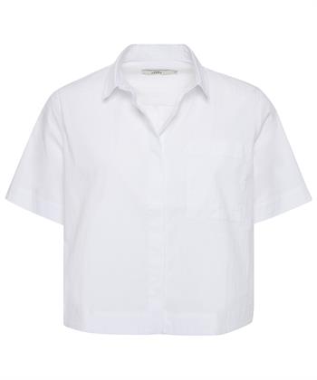 0039 ITALY korte poplin blouse