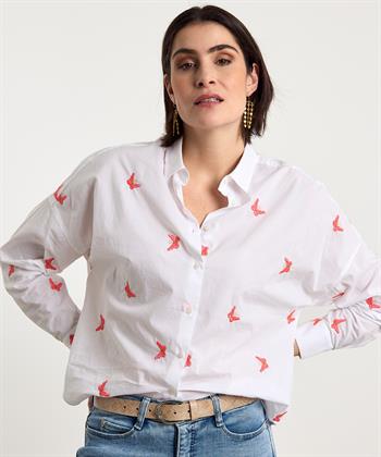 0039 Italy oversized blouse vlinders Lucy