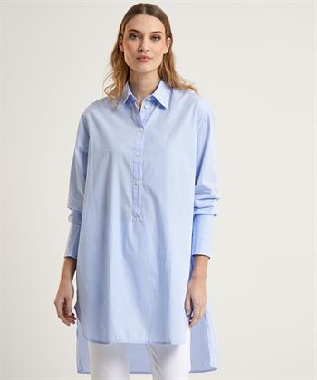 0039 ITALY poplin blousejurk met streepje Avery