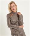 Ana Alcazar colshirt pailletten cut-out