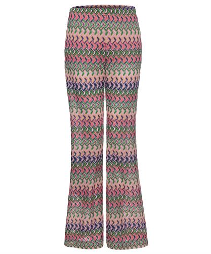 Ana Alcazar flared broek missoni knit