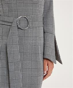 Ana Alcazar geruite jurk met ceintuur