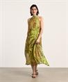 Ana Alcazar halter jurk blad lurex
