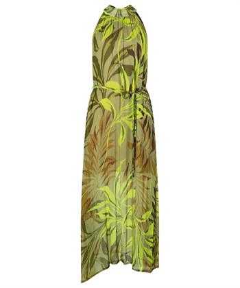 Ana Alcazar halter jurk blad lurex