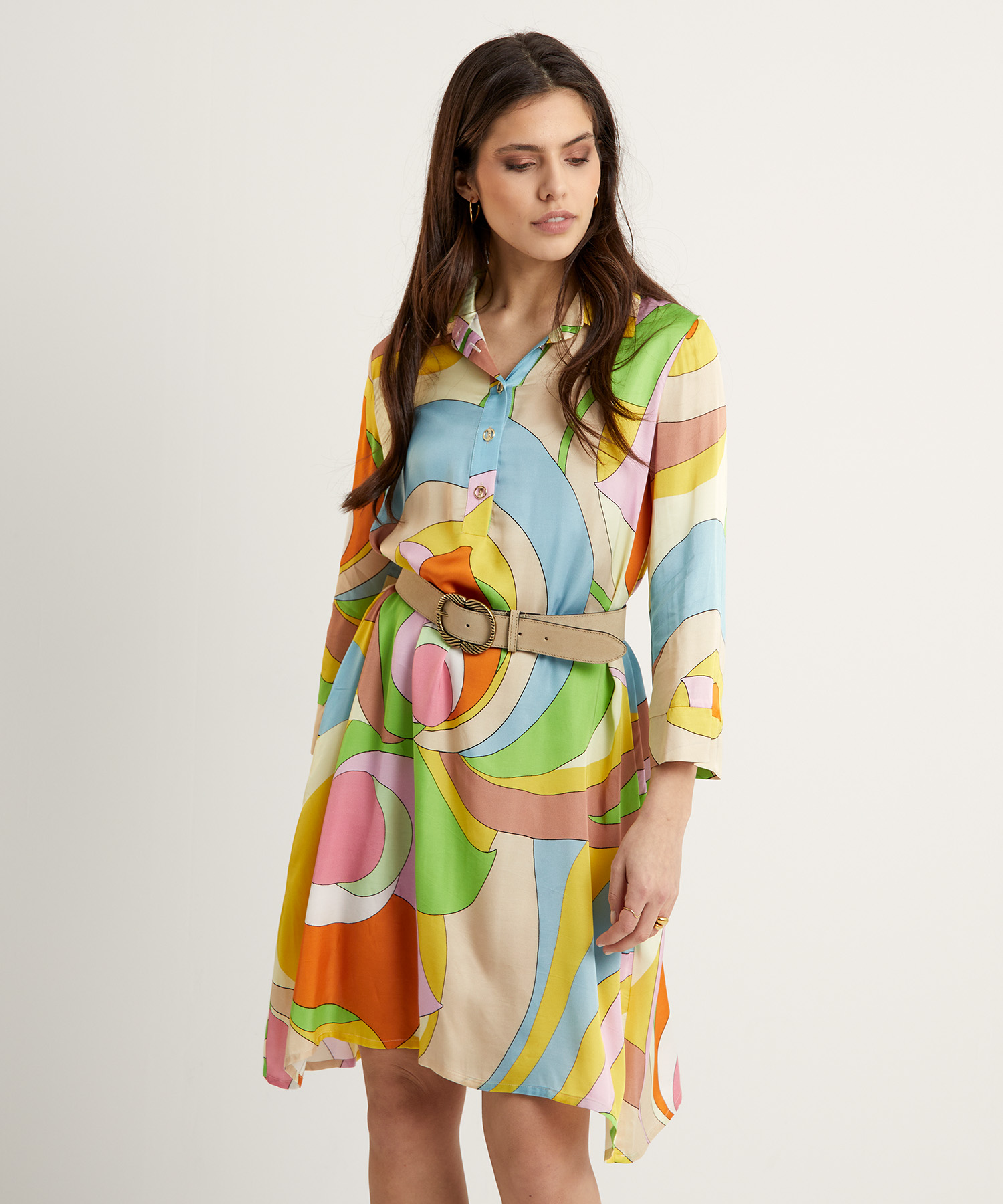 Ana Alcazar jurk multicolor BeOne