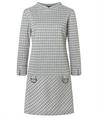 Ana Alcazar lurex pied-de-poule jurk