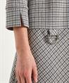 Ana Alcazar lurex pied-de-poule jurk