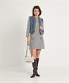 Ana Alcazar lurex pied-de-poule jurk
