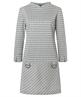 Ana Alcazar lurex pied-de-poule jurk