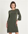 Ana Alcazar lurex ruitmotief jurk