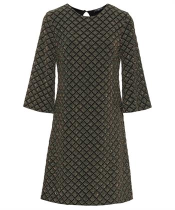 Ana Alcazar lurex ruitmotief jurk