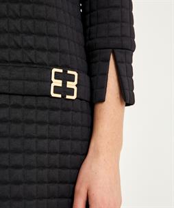 Ana Alcazar padded jurk siergespen