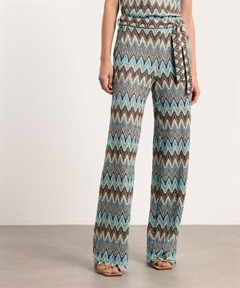 Ana Alcazar palazzo broek zigzag lurex