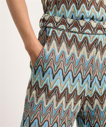 Ana Alcazar palazzo broek zigzag lurex