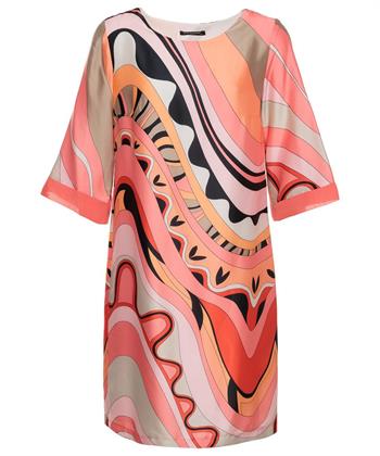 Ana Alcazar silky jurk fancy print