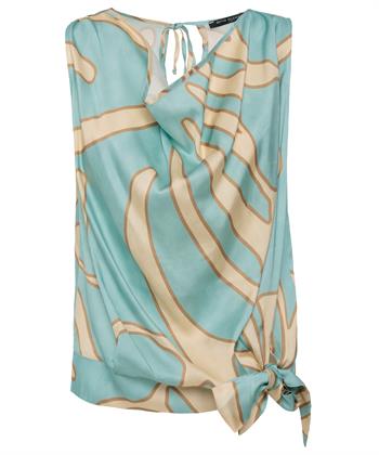 Ana Alcazar silky top watervalhals