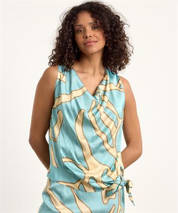 Ana Alcazar silky top watervalhals