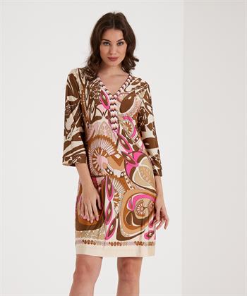 Ana Alcazar slinky jurk fancy retro print
