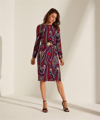 Ana Alcazar slinky jurk swirl print