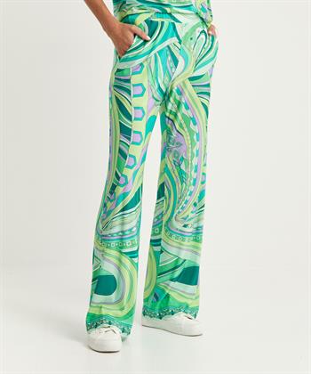 Ana Alcazar slinky palazzo broek multicolor
