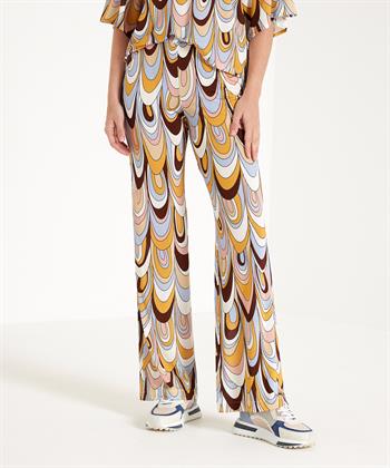 Ana Alcazar slinky palazzo broek retro print