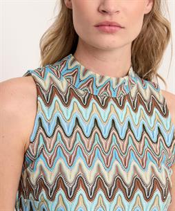 Ana Alcazar top zigzag lurex