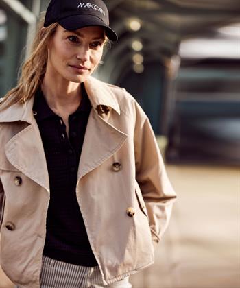 Beaumont korte caban trenchcoat