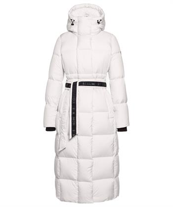 Beaumont lange puffer donsjas ceintuur