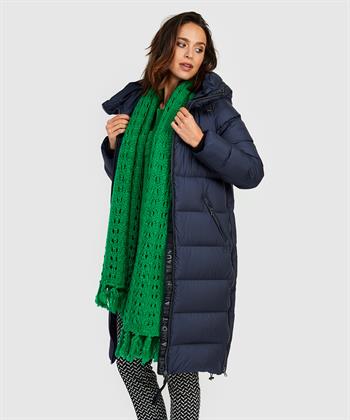 Beaumont lange puffer donsjas ritsen