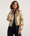 Beaumont metallic blouson Cleo