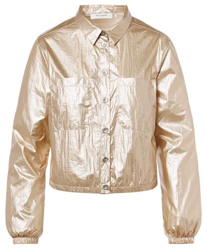 Beaumont metallic blouson Cleo
