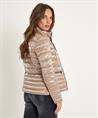 Beaumont metallic puffer donsjas Lila