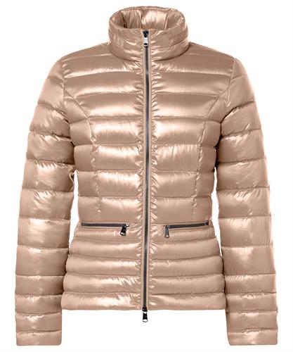 Beaumont metallic puffer donsjas Lila
