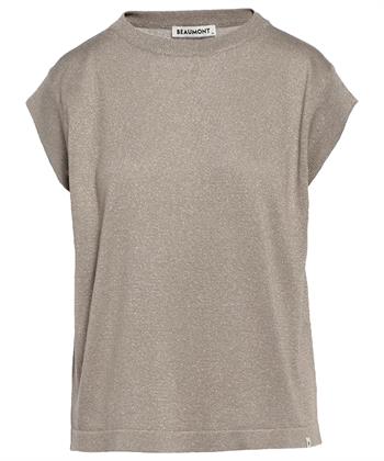Beaumont mouwloos truitje lurex
