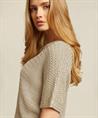 Beaumont opengewerkt truitje lurex Hearty