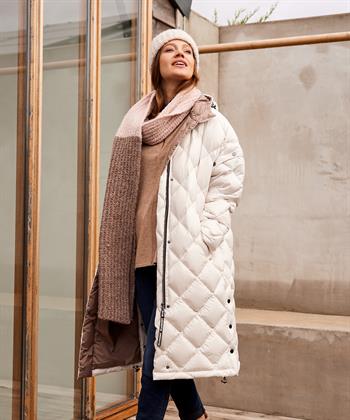 Beaumont oversized puffer donsjas afritsbare mouw