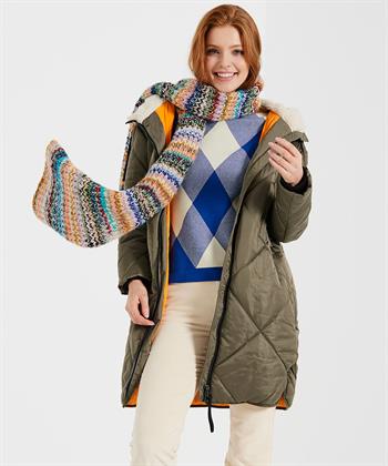 Beaumont padded winterjas teddy capuchon