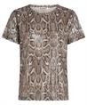 Beaumont pailletten shirt slangenprint Pepper
