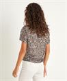 Beaumont pailletten shirt slangenprint Pepper