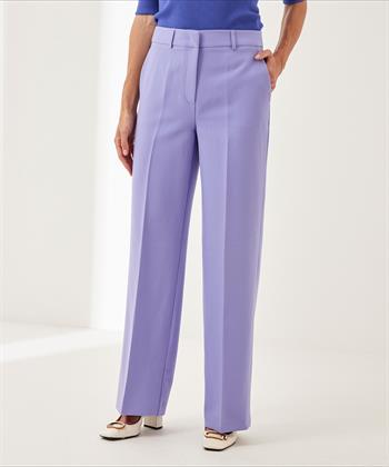 Beaumont straight leg broek crepe Jane