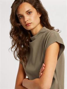 Beaumont top opstaande kraag Fleur